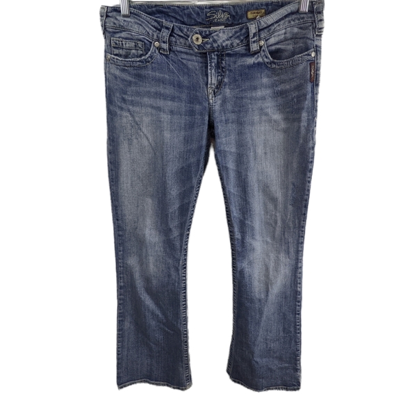 Silver Jeans Denim - Silver Tuesday Bootcut Distressed Jeans Sz 33/33